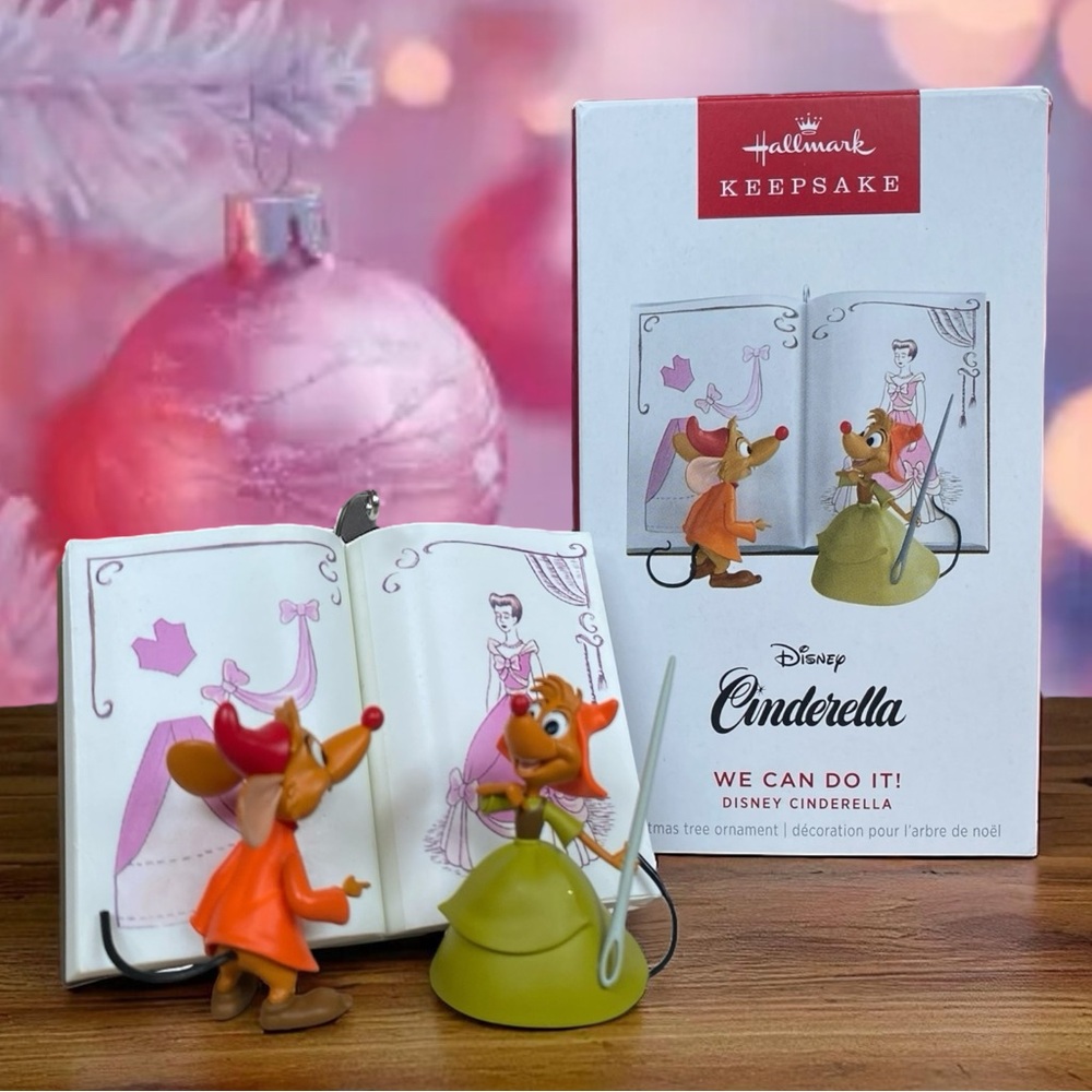Hallmark 2025 Cinderella WE CAN DO IT! Ornament ~ BNIB ~ Selling Out Fast!
